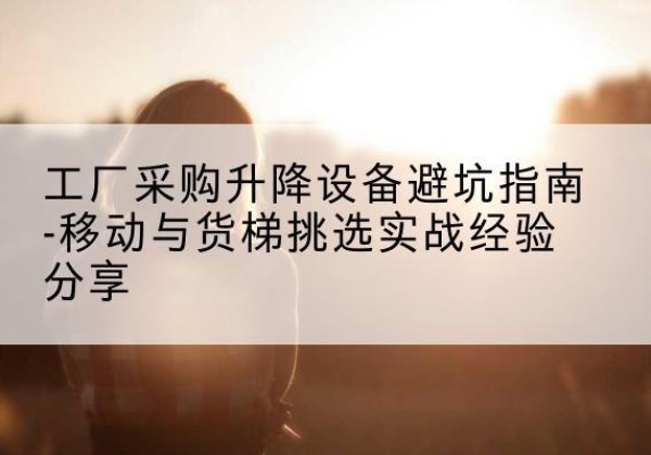 来凤移动式升降机怎么选-工厂采购升降设备避坑指南-移动与货梯挑选实战经验分享