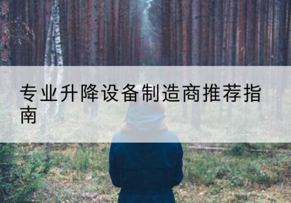 来凤电动剪叉升降平台厂家-专业升降设备制造商推荐指南